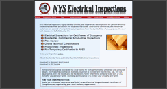 Desktop Screenshot of nyselectricalinspections.com