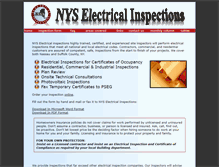 Tablet Screenshot of nyselectricalinspections.com